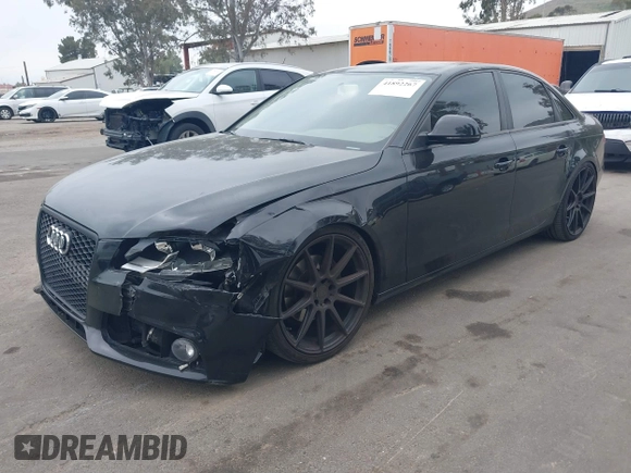 2009 Audi A4 2.0T Prem with VIN WAULF78K89N011027, listed as a IAAI auction lot 41892267 with 178,500 mi miles. Bid and sale history available at carsss.com. Image 2.