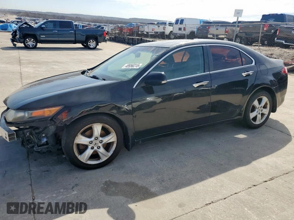2010 Acura TSX with VIN JH4CU2F68AC023002, listed as a Copart auction lot 48956315 with 223,827 mi miles and Salvage Title. Bid and sale history available at carsss.com. Image 1.