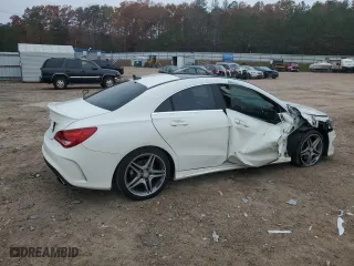 2014 Mercedes-Benz CLA-Class CLA 250 with VIN WDDSJ4EB7EN103598, listed as a Copart auction lot 81374744 with 119,389 mi miles and Salvage Title. Bid and sale history available at carsss.com. Image 3.