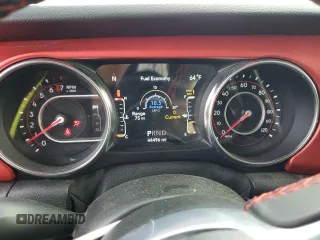2021 Jeep Wrangler Rubicon with VIN 1C4HJXCG5MW797267, listed as a Copart auction lot 53585825 with 44,496 mi miles and Salvage title. Bid and sale history available at DreamBid. Image 9.