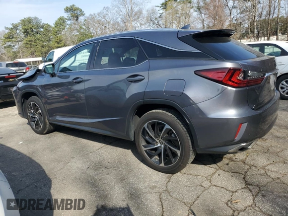2018 Lexus RX with VIN 2T2ZZMCAXJC111165, listed as a Copart auction lot 49084985 with 33,812 mi miles and Salvage Title. Bid and sale history available at carsss.com. Image 2.