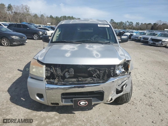 2008 Nissan Titan XE with VIN 1N6BA07D08N349623, listed as a Copart auction lot 42690675 with 135,165 mi miles and Salvage Title. Bid and sale history available at carsss.com. Image 5.