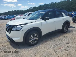 2024 Nissan Pathfinder SL with VIN 5N1DR3CA8RC290377, listed as a Copart auction lot 59028765 with 10,634 mi miles and Salvage title. Bid and sale history available at DreamBid. Image 1.