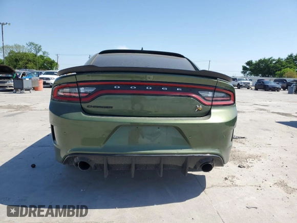 2019 Dodge Charger Scat Pack with VIN 2C3CDXGJ7KH721346, listed as a Copart auction lot 53302395 with Not provided miles and Salvage title. Bid and sale history available at DreamBid. Image 6.