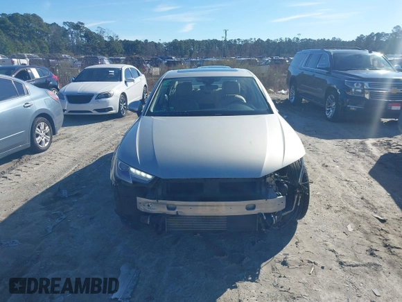 2017 Audi A4 Premium with VIN WAUGNAF4XHN014967, listed as a IAAI auction lot 41571970 with 123,627 mi miles. Bid and sale history available at carsss.com. Image 12.