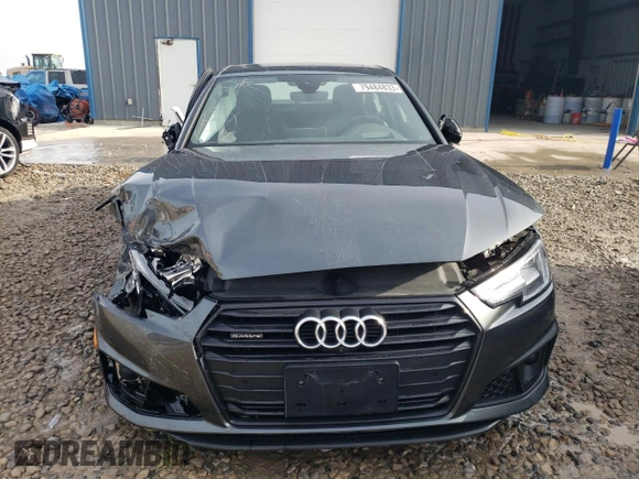 2019 Audi A4 Prestige with VIN WAUFNAF41KA062643, listed as a Copart auction lot 79484833 with 0 mi miles. Bid and sale history available at carsss.com. Image 5.