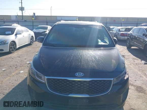2017 Kia Sedona LX with VIN KNDMB5C19H6242467, listed as a IAAI auction lot 41836591 with 95,403 mi miles. Bid and sale history available at carsss.com. Image 12.