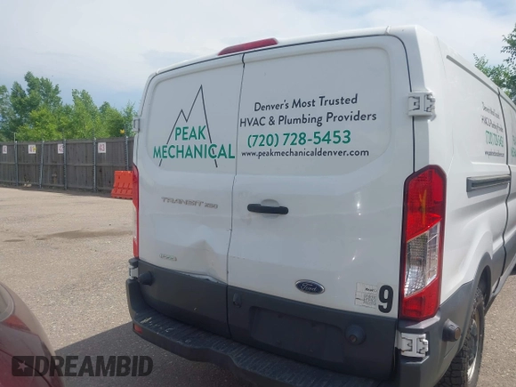 2017 Ford Transit with VIN 1FTYR2YG4HKA89402, listed as a IAAI auction lot 42495678 with 121,603 mi miles and . Bid and sale history available at DreamBid. Image 6.