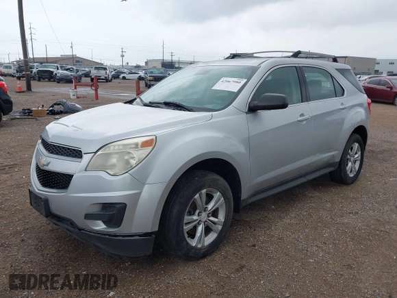 2013 Chevrolet Equinox LS with VIN 2GNALBEKXD6229355, listed as a IAAI auction lot 42067980 with 185,175 mi miles. Bid and sale history available at carsss.com. Image 2.