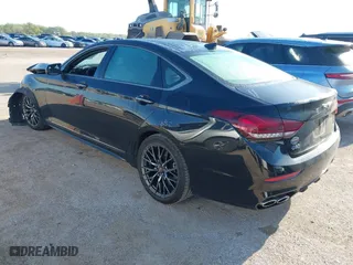 2019 Genesis G80 3.3T Sport with VIN KMTFN4JB5KU312637, listed as a IAAI auction lot 41985513 with 34,536 mi miles. Bid and sale history available at carsss.com. Image 3.