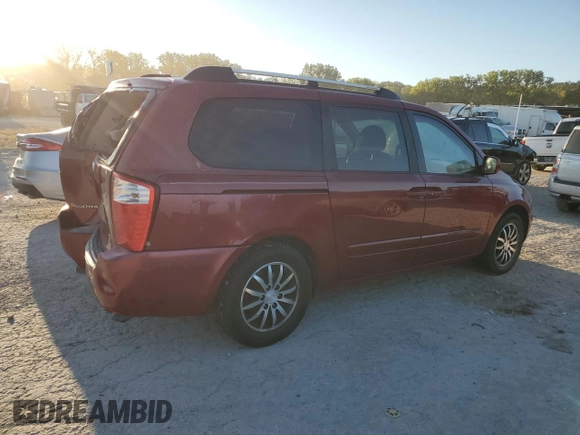 2007 Kia Sedona LX with VIN KNDMB233576147340, listed as a Copart auction lot 71416554 with 159,258 mi miles and Salvage Title. Bid and sale history available at carsss.com. Image 3.