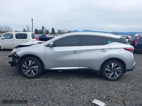 2016 Nissan Murano SL with VIN 5N1AZ2MH8GN139470, listed as a IAAI auction lot 41787551 with 116,182 mi miles. Bid and sale history available at carsss.com. Image 15.