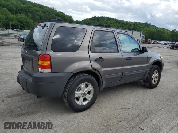 2006 Ford Escape XLT with VIN 1FMYU03136KD47701, listed as a Copart auction lot 58008695 with 176,341 mi miles and Salvage title. Bid and sale history available at DreamBid. Image 3.