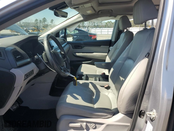 2020 Honda Odyssey EX-L with VIN 5FNRL6H78LB072721, listed as a Copart auction lot 48892095 with 39,634 mi miles and Salvage Title. Bid and sale history available at carsss.com. Image 7.