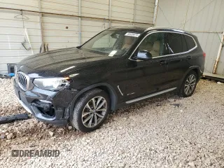 2018 BMW X3 xDrive30i with VIN 5UXTR9C53JLD62050, listed as a Copart auction lot 48326875 with 97,525 mi miles and Salvage Title. Bid and sale history available at carsss.com. Image 1.