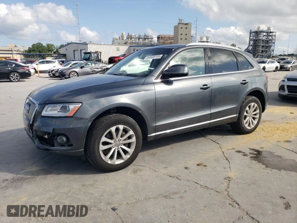2017 Audi Q5 Premium with VIN WA1C2AFP9HA081470, listed as a Copart auction lot 54559155 with 81,025 mi miles and Salvage title. Bid and sale history available at DreamBid. Image 1.