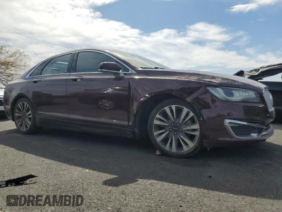 2017 Lincoln MKZ Hybrid Reserve with VIN 3LN6L5MUXHR639473, listed as a Copart auction lot 46321955 with 66,382 mi miles and Salvage Title. Bid and sale history available at DreamBid. Image 4.