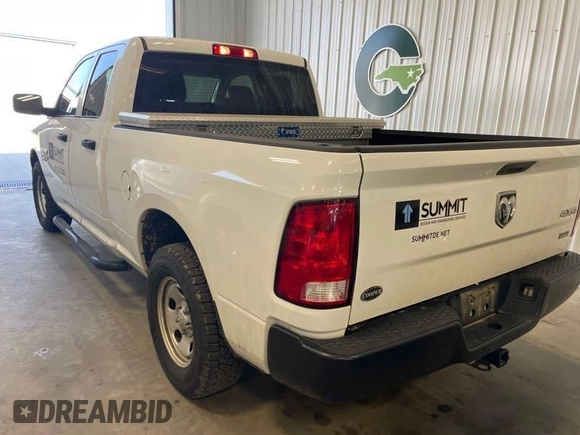 2019 Ram 1500 Tradesman with VIN 1C6RR7FG5KS602112, listed as a IAAI auction lot 41989813 with 108,386 mi miles and . Bid and sale history available at DreamBid. Image 1.