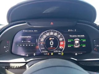 2023 Audi R8 performance quattro z VIN WUACEAFX9P7900103, wystawiony jako Copart lot #57456835 z przebiegiem 5 220 mil mil oraz Szkoda całkowita • Salvage title. Historia ofert i sprzedaży dostępna na DreamBid. Obrazek 9.
