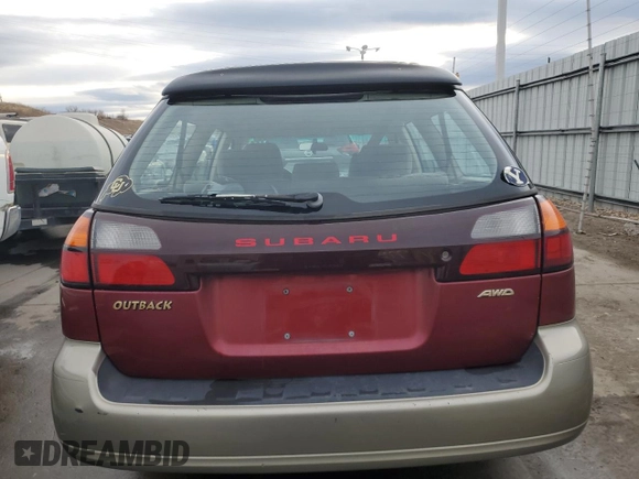 2002 Subaru Legacy Outback z VIN 4S3BH675X27630916, wystawiony jako Copart lot #86770184 z przebiegiem 165 965 mil mil oraz Szkoda całkowita • Salvage title. Historia ofert i sprzedaży dostępna na DreamBid. Obrazek 6.