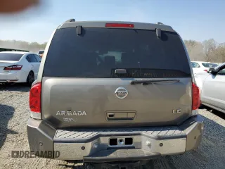 2006 Nissan Armada LE с VIN 5N1AA08A56N727172, выставлен на аукционе Copart как лот 50765515 с пробегом 232 145 миль миль и Списание • Salvage title. История ставок и продаж доступна на DreamBid. Изображение 6.