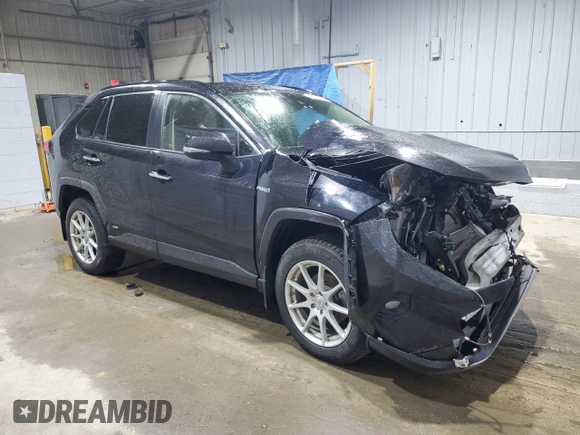 2020 Toyota RAV4 Hybrid Limited with VIN JTMDWRFV7LD525562, listed as a Copart auction lot 50502715 with 0 mi miles and Salvage Title. Bid and sale history available at carsss.com. Image 4.