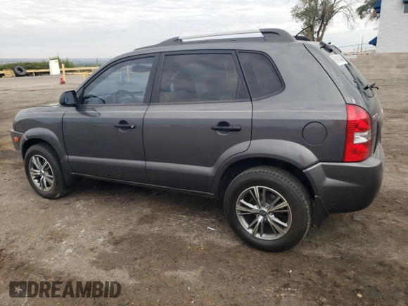 2007 Hyundai Tucson GLS with VIN KM8JM12B27U614351, listed as a Copart auction lot 69491404 with 127,278 mi miles and Salvage Title. Bid and sale history available at carsss.com. Image 2.