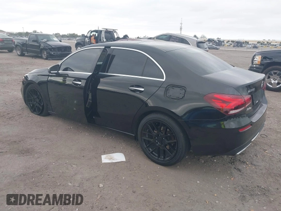 2019 Mercedes-Benz A 220 with VIN WDD3G4EB5KW031437, listed as a IAAI auction lot 41602814 with 52,879 mi miles and . Bid and sale history available at DreamBid. Image 3.