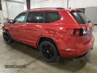 2023 Volkswagen Atlas SEL R-Line Black with VIN 1V2SR2CA7PC516507, listed as a Copart auction lot 51836145 with 29,291 mi miles and Salvage title. Bid and sale history available at DreamBid. Image 2.