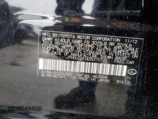 2013 Lexus LS z VIN JTHDU1EF0D5015775, wystawiony jako Copart lot #56936895 z przebiegiem 97 826 mil mil oraz Tytuł czysty. Historia ofert i sprzedaży dostępna na DreamBid. Obrazek 12.