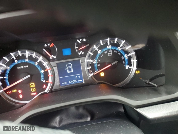 2019 Toyota 4Runner SR5 with VIN JTEZU5JR5K5209533, listed as a Copart auction lot 44011245 with 61,087 mi miles and Salvage Title. Bid and sale history available at carsss.com. Image 9.