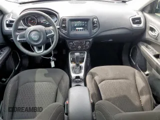 2021 Jeep Compass Sport with VIN 3C4NJCAB2MT510962, listed as a Copart auction lot 57950275 with 97,395 mi miles and Salvage title. Bid and sale history available at DreamBid. Image 8.