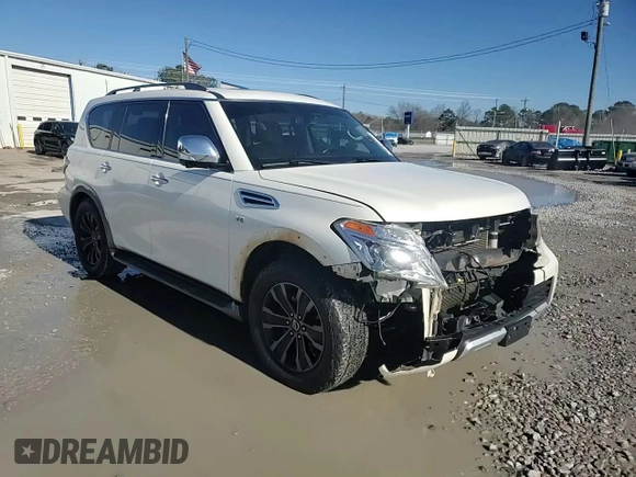 2018 Nissan Armada Platinum with VIN JN8AY2NE1J9731535, listed as a Copart auction lot 88420735 with 116,693 mi miles and Salvage Title. Bid and sale history available at carsss.com. Image 11.
