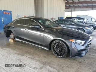2019 Mercedes-Benz CLS with VIN WDD2J5JB7KA006996, listed as a Copart auction lot 81696554 with 0 mi miles and Salvage Title. Bid and sale history available at carsss.com. Image 4.