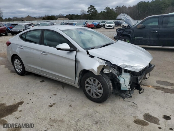 2019 Hyundai Elantra SE with VIN 5NPD74LF4KH422461, listed as a Copart auction lot 47875325 with 122,797 mi miles and Salvage Title. Bid and sale history available at carsss.com. Image 4.