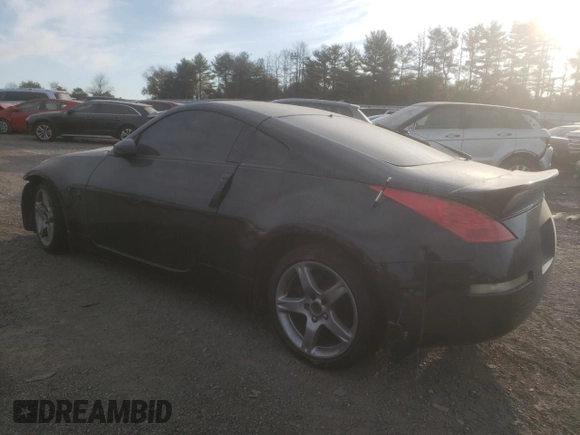 2007 Nissan 350Z with VIN JN1BZ34D37M504870, listed as a Copart auction lot 74778484 with 103,289 mi miles and Salvage Title. Bid and sale history available at DreamBid. Image 2.