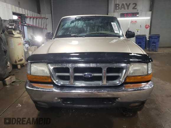 2000 Ford Ranger XLT with VIN 1FTZR15X2YTA40163, listed as a Copart auction lot 52516485 with 245,703 mi miles and Salvage Title. Bid and sale history available at carsss.com. Image 5.