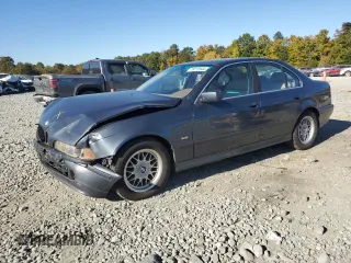 2001 BMW 5 Series 525i with VIN WBADT33401GF40448, listed as a Copart auction lot 76770544 with 266,650 mi miles and Salvage Title. Bid and sale history available at carsss.com. Image 1.