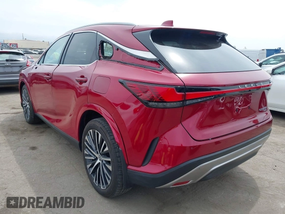 2023 Lexus RX 350h z VIN 2T2BBMCA9PC014179, wystawiony jako IAAI lot #42375208 z przebiegiem 9525 mil mil oraz . Historia ofert i sprzedaży dostępna na DreamBid. Obrazek 3.