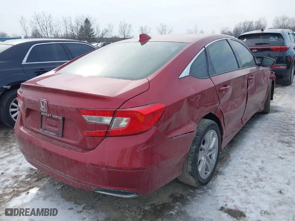 2018 Honda Accord Sedan LX 1.5T with VIN 1HGCV1F10JA173129, listed as a IAAI auction lot 41553818 with 83,655 mi miles. Bid and sale history available at carsss.com. Image 4.
