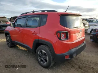2015 Jeep Renegade Latitude with VIN ZACCJBBH3FPC05601, listed as a Copart auction lot 83986434 with 81,777 mi miles and Clean Title. Bid and sale history available at carsss.com. Image 2.
