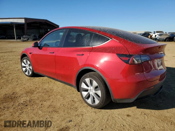 2023 Tesla Model Y Long Range with VIN 7SAYGDEE6PA167386, listed as a Copart auction lot 88166755 with Not Provided miles and Salvage Title. Bid and sale history available at DreamBid. Image 2.