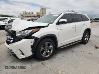 2019 Toyota Highlander Hybrid Limited with VIN 5TDDGRFH2KS056181, listed as a Copart auction lot 56202795 with 81,908 mi miles and Salvage title. Bid and sale history available at DreamBid. Image 1.