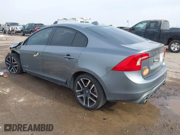 2017 Volvo S60 Dynamic with VIN YV126MFL4H2430687, listed as a IAAI auction lot 41577059 with 57,027 mi miles. Bid and sale history available at carsss.com. Image 3.
