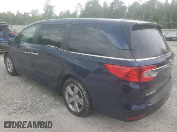 2019 Honda Odyssey EX with VIN 5FNRL6H58KB022432, listed as a Copart auction lot 61501254 with 91,979 mi miles and Non Repairable. Bid and sale history available at carsss.com. Image 2.