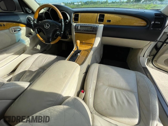 2002 Lexus SC with VIN JTHFN48Y220024203, listed as a Copart auction lot 55532225 with 247,233 mi miles and Clean Title. Bid and sale history available at carsss.com. Image 9.