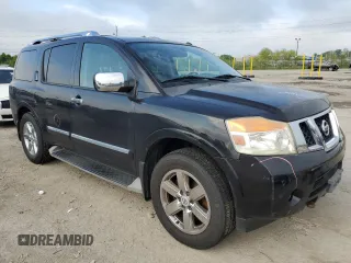 2010 Nissan Armada Titanium z VIN 5N1AA0NC0AN616883, wystawiony jako Copart lot #55729375 z przebiegiem 199 421 mil mil oraz Szkoda całkowita • Salvage title. Historia ofert i sprzedaży dostępna na DreamBid. Obrazek 4.