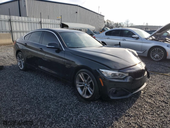 2017 BMW 4 Series 430i with VIN WBA4F7C5XHG786924, listed as a Copart auction lot 86157594 with 0 mi miles and Salvage Title. Bid and sale history available at carsss.com. Image 4.
