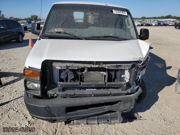 2011 Ford Econoline Cargo Van Commercial with VIN 1FTSS3ELXBDA28293, listed as a Copart auction lot 76384384 with NaN miles and Salvage Title. Bid and sale history available at carsss.com. Image 5.