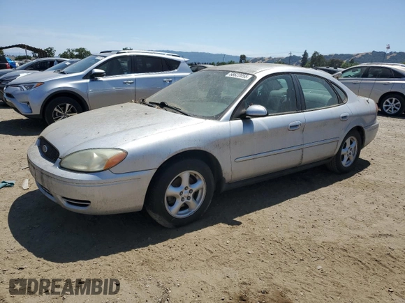2004 Ford Taurus SE with VIN 1FAFP53U34A132063, listed as a Copart auction lot 58622055 with 96,858 mi miles and Clean title. Bid and sale history available at DreamBid. Image 1.